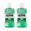 Listerine Duplo Enjuague Bucal Protección Dientes Y Encías Menta Suave Sin Alcohol, 2 x 500 Ml
