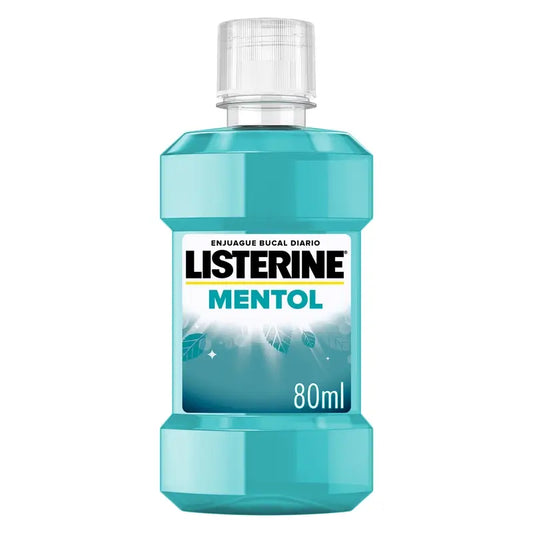 Listerine Enjuage Bucal Mentol, 80 ml
