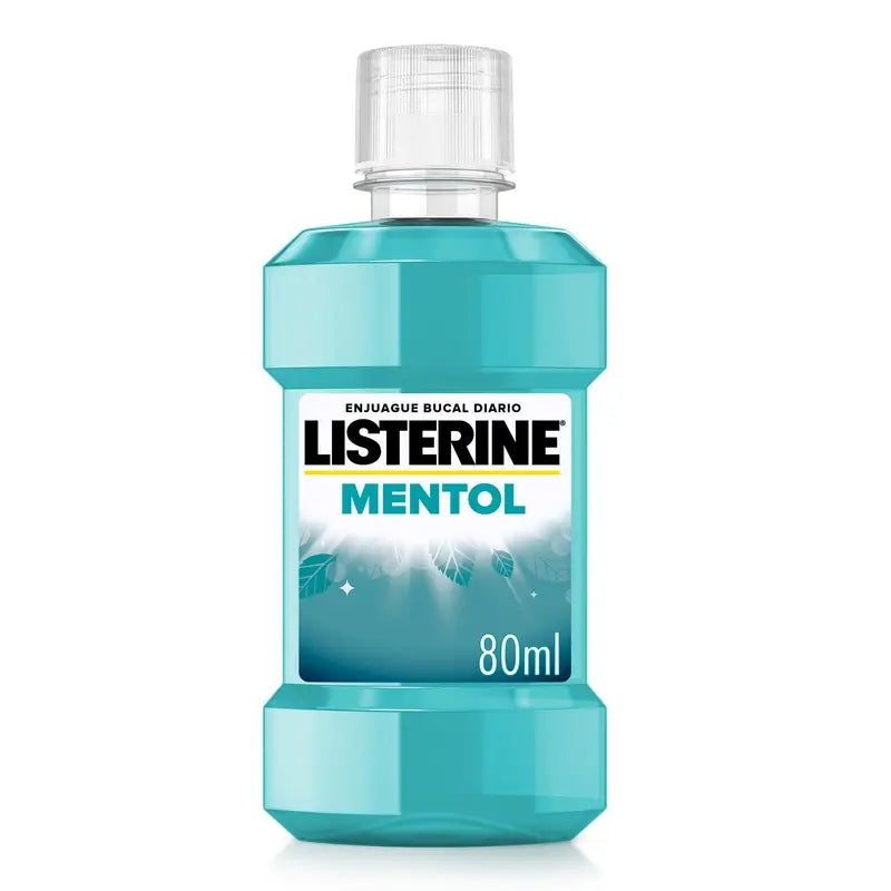 Listerine Enjuage Bucal Mentol, 80 ml