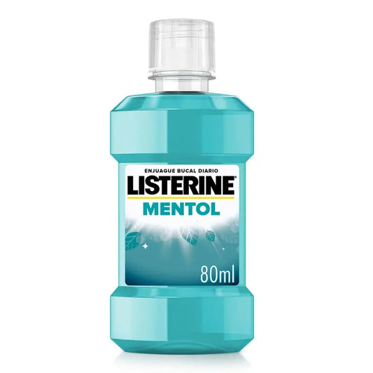 Listerine Enjuage Bucal Mentol, 80 ml