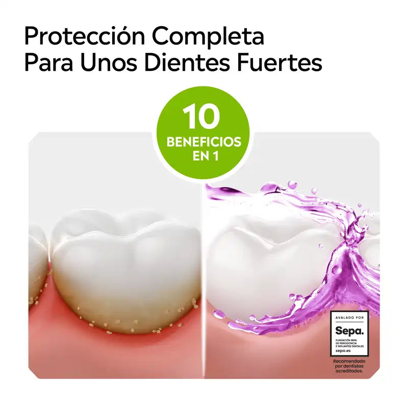 Listerine Cuidado Total Enjuague Bucal Sabor Menta, 250 Ml