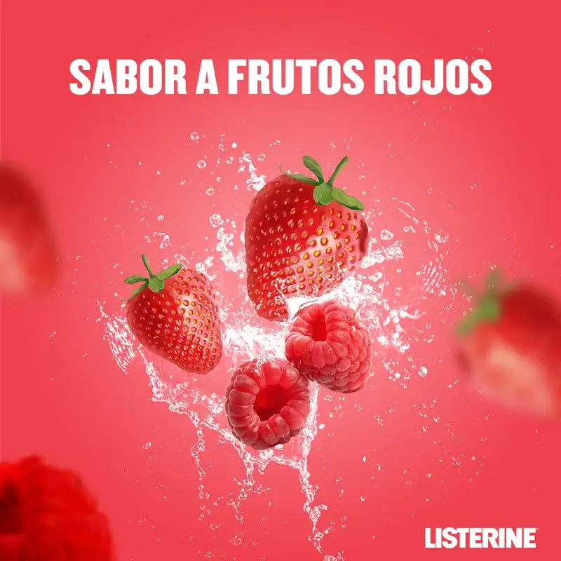 Listerine Enjuague Bucal Sin Alcohol para Niños, Protección Anti Caries, Con Flúor, 500 ml