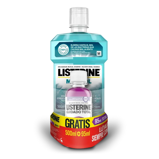 Listerine Mentol  500Ml + Ct 95Ml