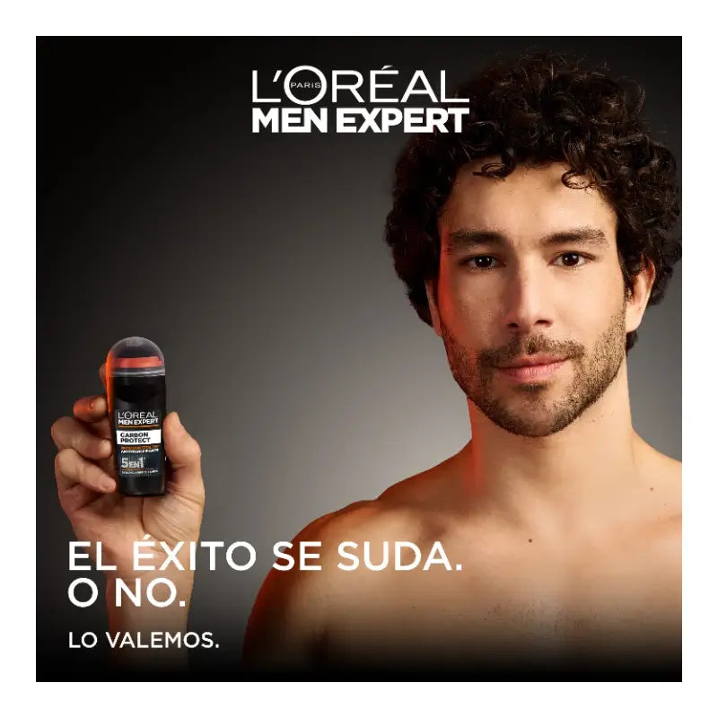 L'Oreal Paris Desodorante Roll-On, Proteccion Total 48H, Para Hombre, 50 ml