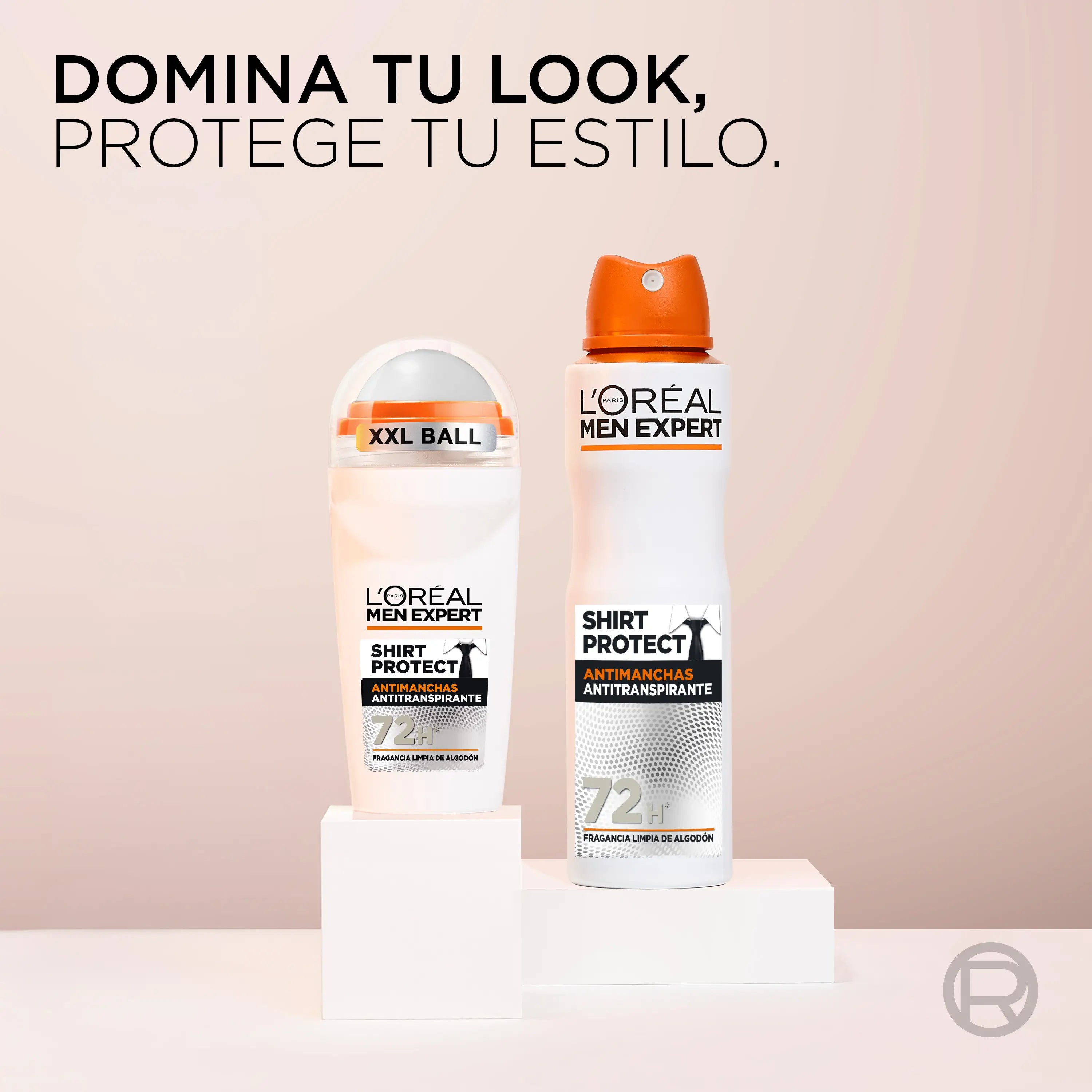 L'Oreal Paris Desodorante Spray Anti-Manchas 48H, Para Hombre, 150 ml