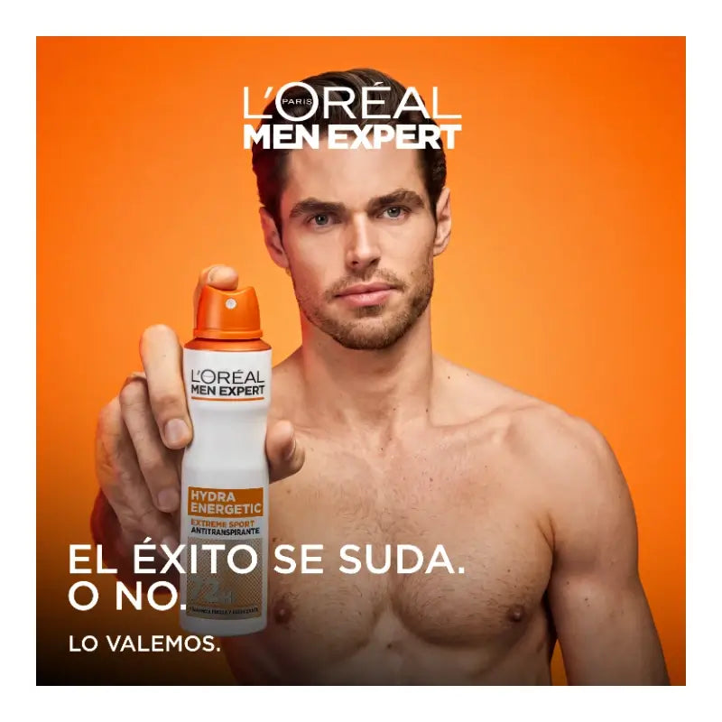 L'Oreal Paris Desodorante Spray Hydra Energetic Sport, Para Hombre, 150 ml