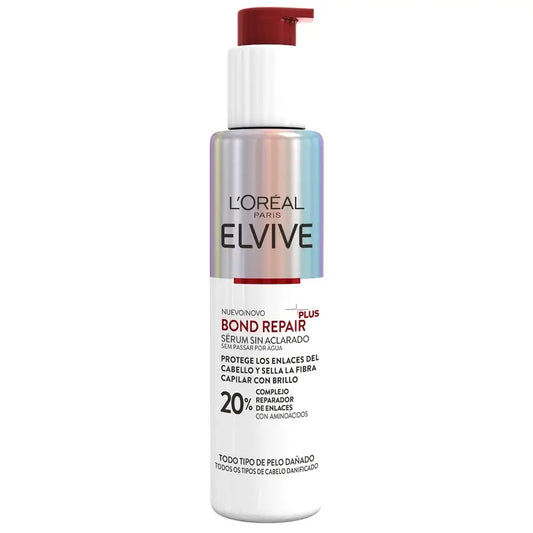 L'Oréal Paris Elvive Bond Repair Plus Sérum Reparador De Cabello Sin Aclarado, 150 ml