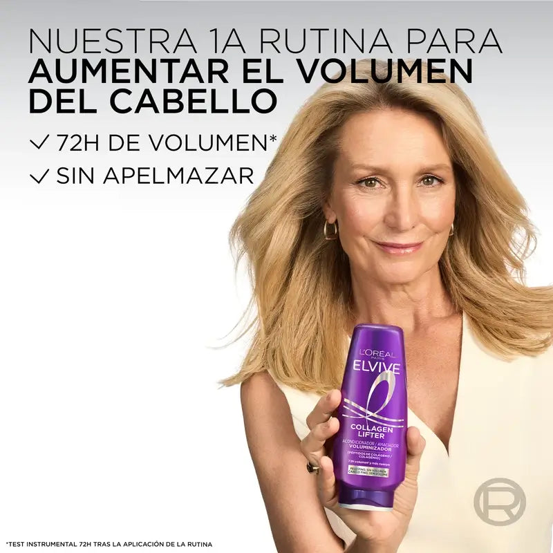 L'Oréal Paris Elvive Collagen Lifter  Acondicionador Voluminizador, 300 ml