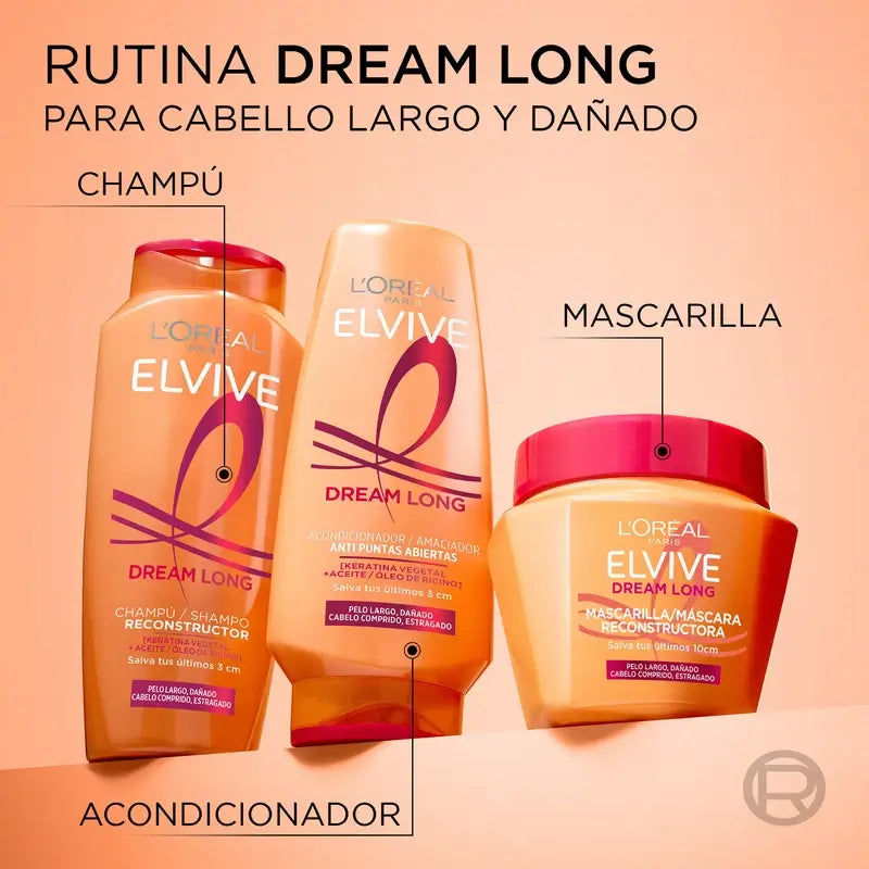 L'Oréal Paris Elvive Dream Long Mascarilla Reconstrucora, 310 ml