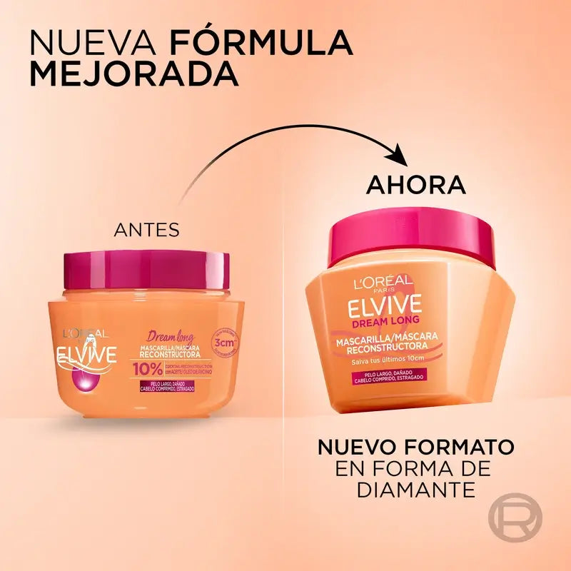 L'Oréal Paris Elvive Dream Long Mascarilla Reconstrucora, 310 ml