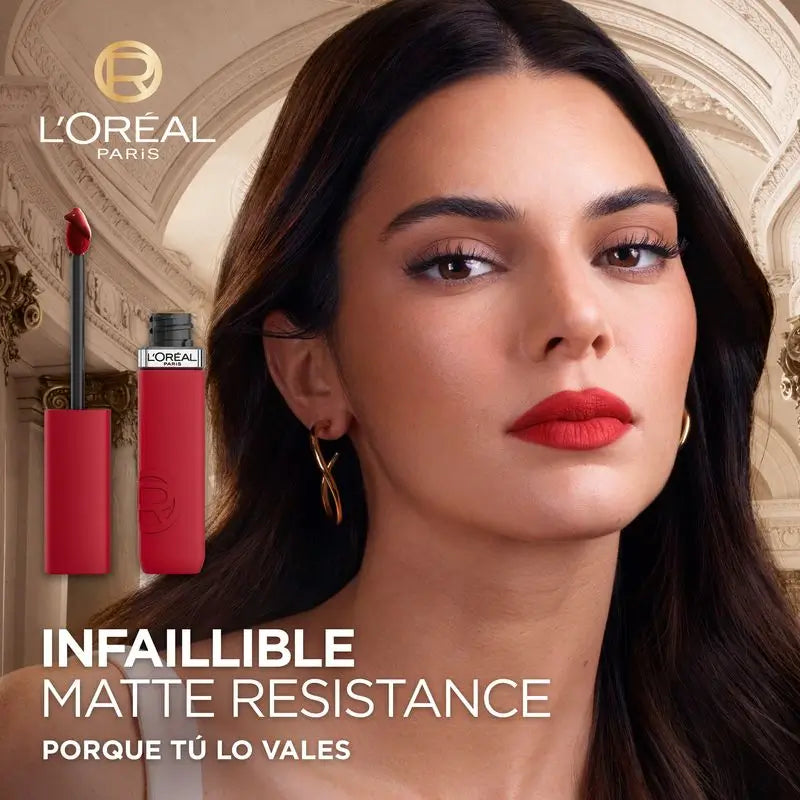 L'Oréal Paris Infaillible Le Matte Resistance Acabado Mate 16H*. Tono 400 Spill The Tea