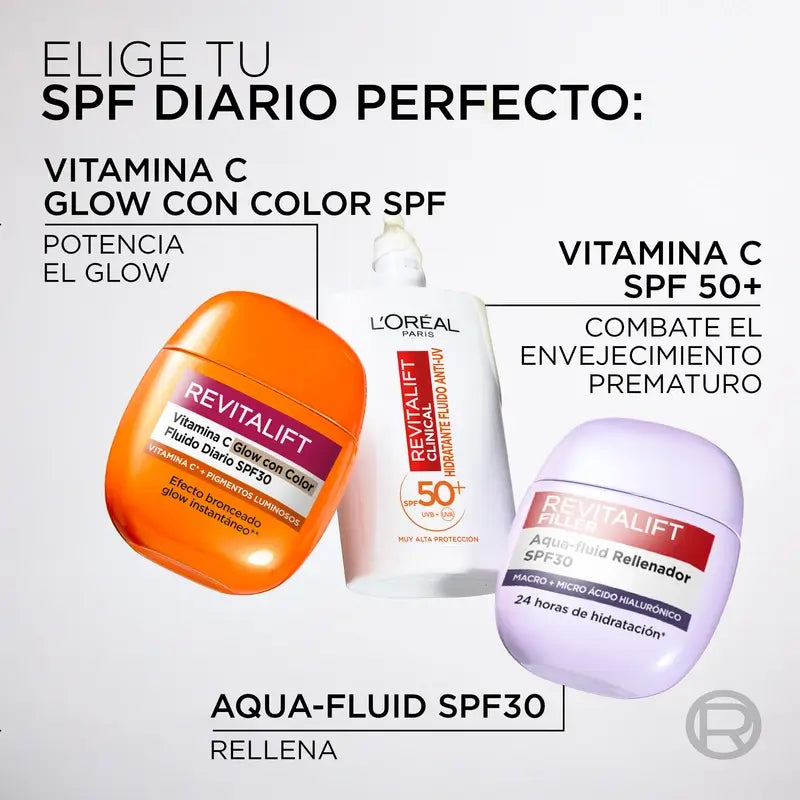 L'Oréal Paris L'Oréal Paris Revitalift Filler Aqua-Fluid Spf30 Rellenador, 40Ml
