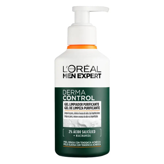 L'Oreal Paris Men Expert Derma Control Gel Limpiador , 260 ml
