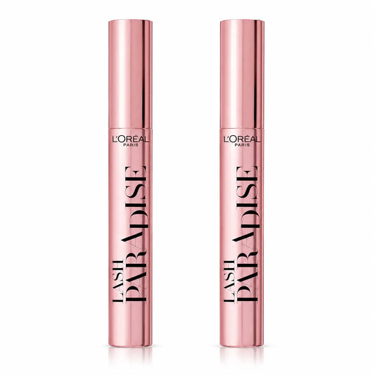 L'Oréal Paris Paradise Extra Black Máscara De Pestañas Volumen Y Longitud , pack 2