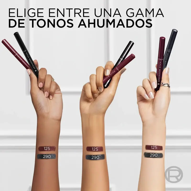 L'Oreal Paris Paradise Les Shadow Sticks Smokey Sombra De Ojos Cremosa Y Difuminable Midnight Noir