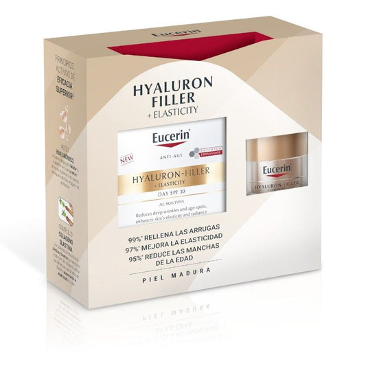 Eucerin Pack Hyaluron Filler Elasticity Crema De Día 50Ml + Mini Crema De Noche
