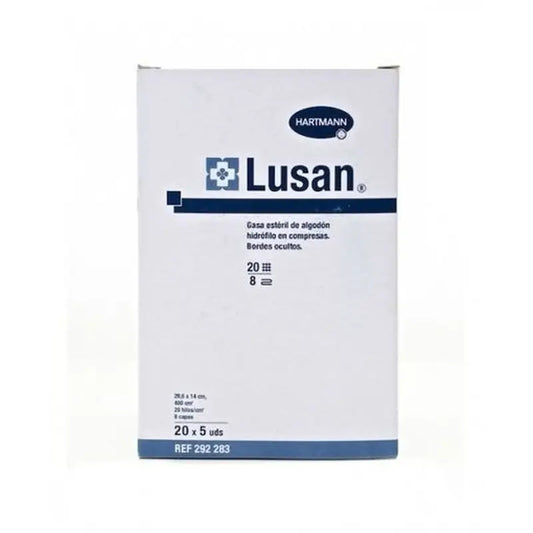 Lusan Compresa Esteril 100 unidades 20X7 cm