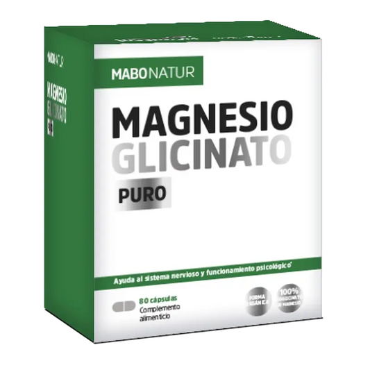 Mabonatur Magnesio Glicinato Puro, 80 caps