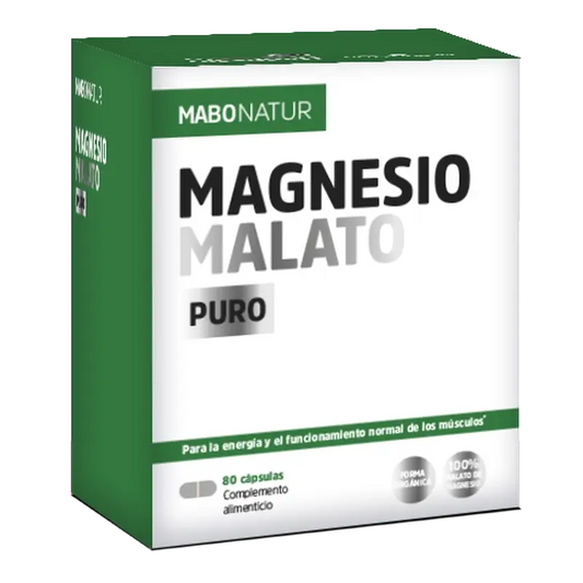 Mabonatur Magnesio Malato Puro, 80 caps