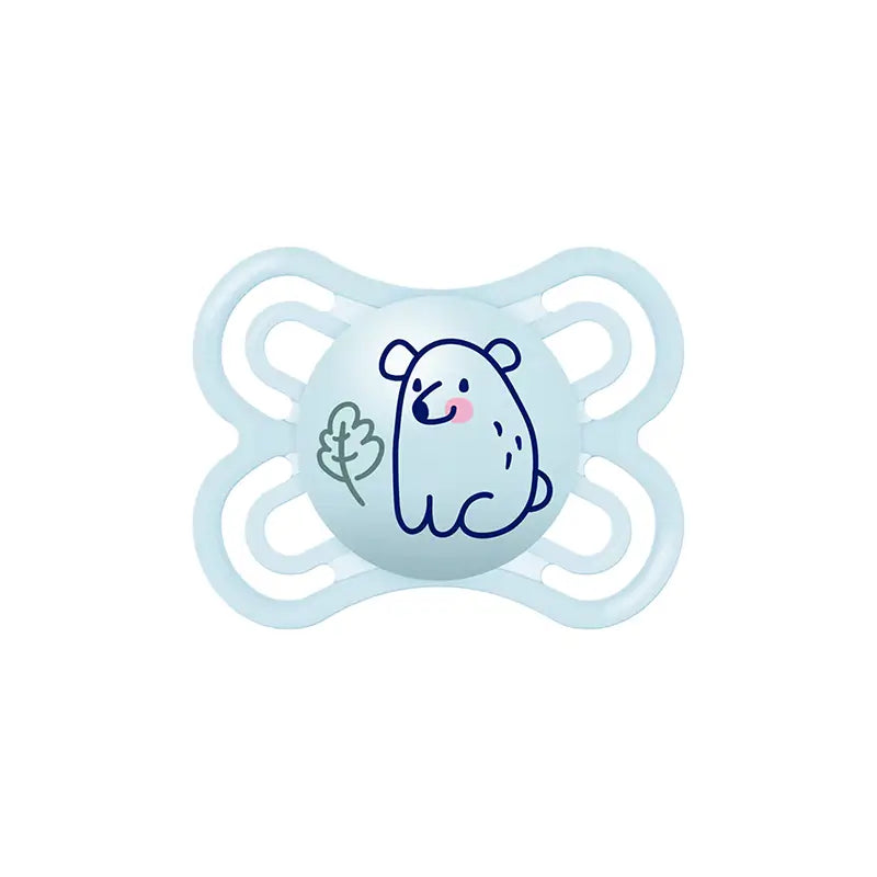 MAM Baby Chupete Perfect 2-6 m Silicona Mate Azul