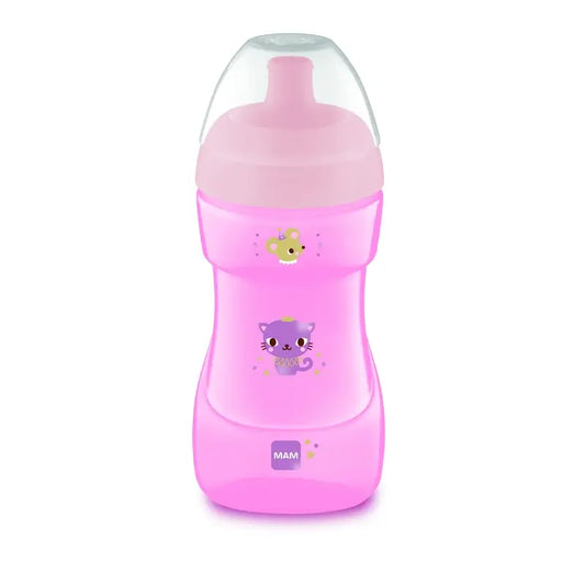 Mam Baby Vaso Sports Cup Rosa, 330Ml