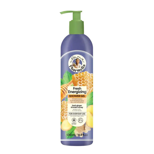 Mama Pharmelia Gel De Ducha Fresco Energizante Con Jengibre Y Miel De Tilo, 500 Ml