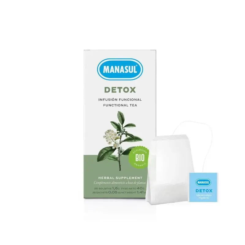 Manasul Detox Bio , 25 infusiones