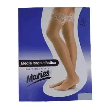 MARIES Media larga fuerte blonda beige talla 5
