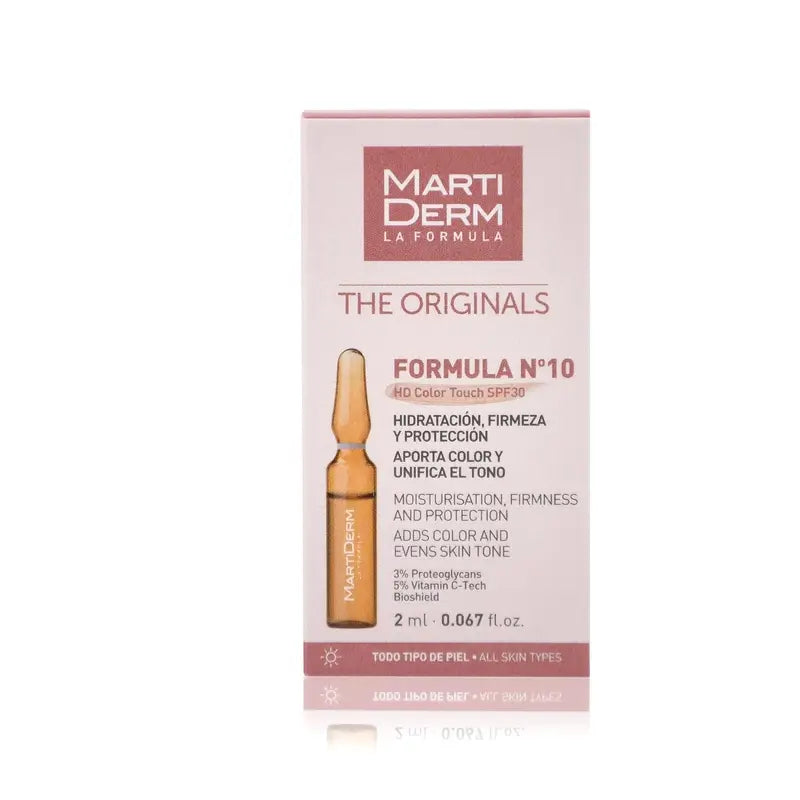Martiderm Formula Nº10 HD Color Touch Spf30, 2 ml