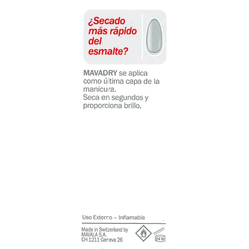 Mavala Mavadry Secante de Uñas 10 ml