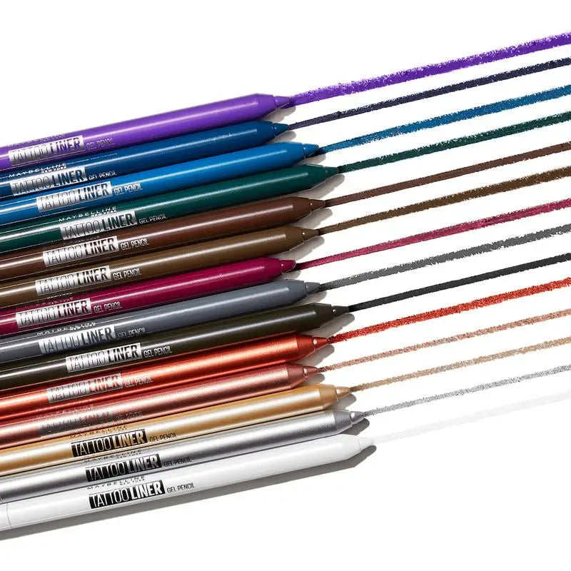Maybelline New York Lápiz De Ojos Efecto Tatuaje Tattoo Liner 901 Intense Charcoal Gris