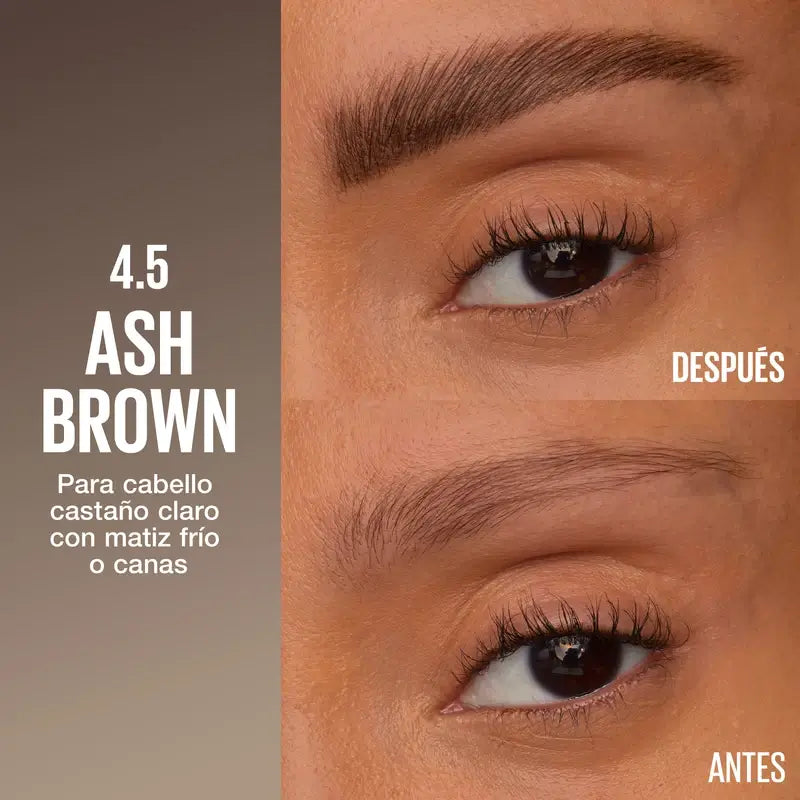 Maybelline New York Brow Insert Lapiz De Ceja, Ash Brown, 1.25 ml