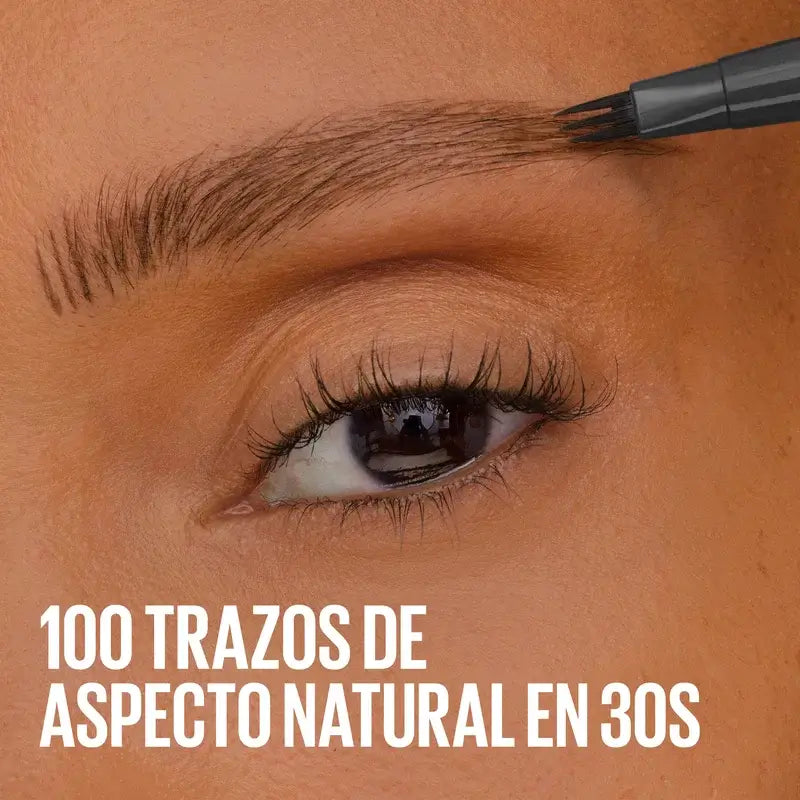 Maybelline New York Brow Insert Lapiz De Ceja, Deep Brown, 1.25 ml