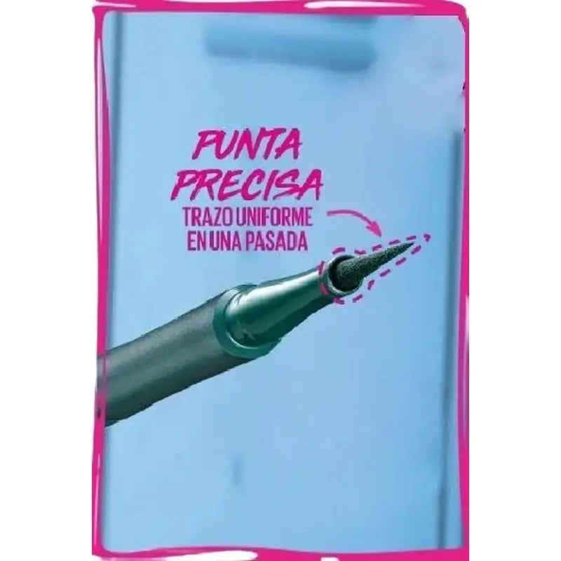 Maybelline New York Hyper Precise Eyeliner Preciso Larga Duración Waterproof Negro Mate