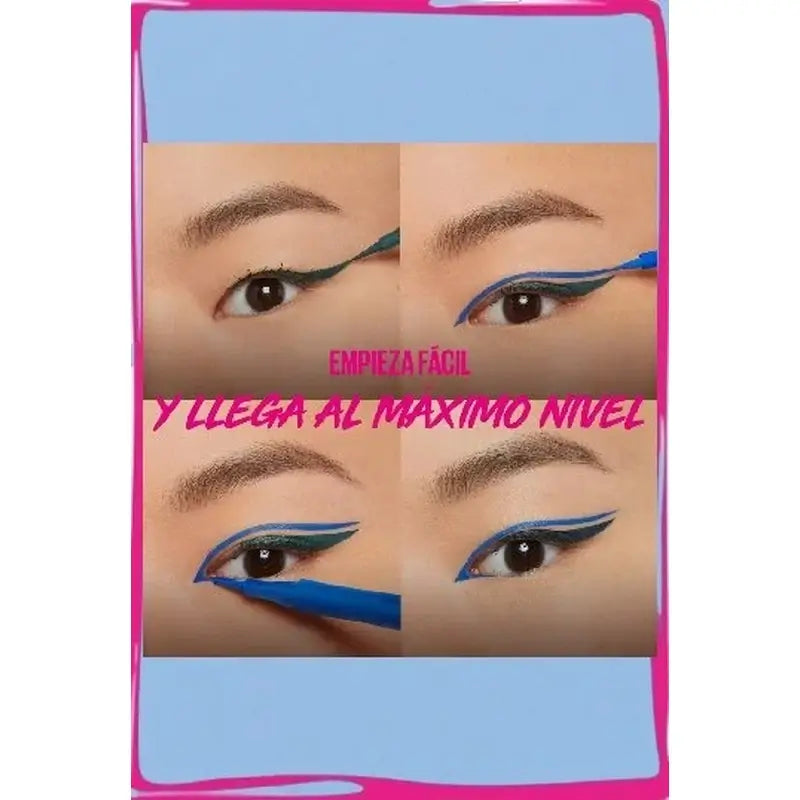 Maybelline New York Hyper Precise Eyeliner Preciso Larga Duración Waterproof Negro Mate