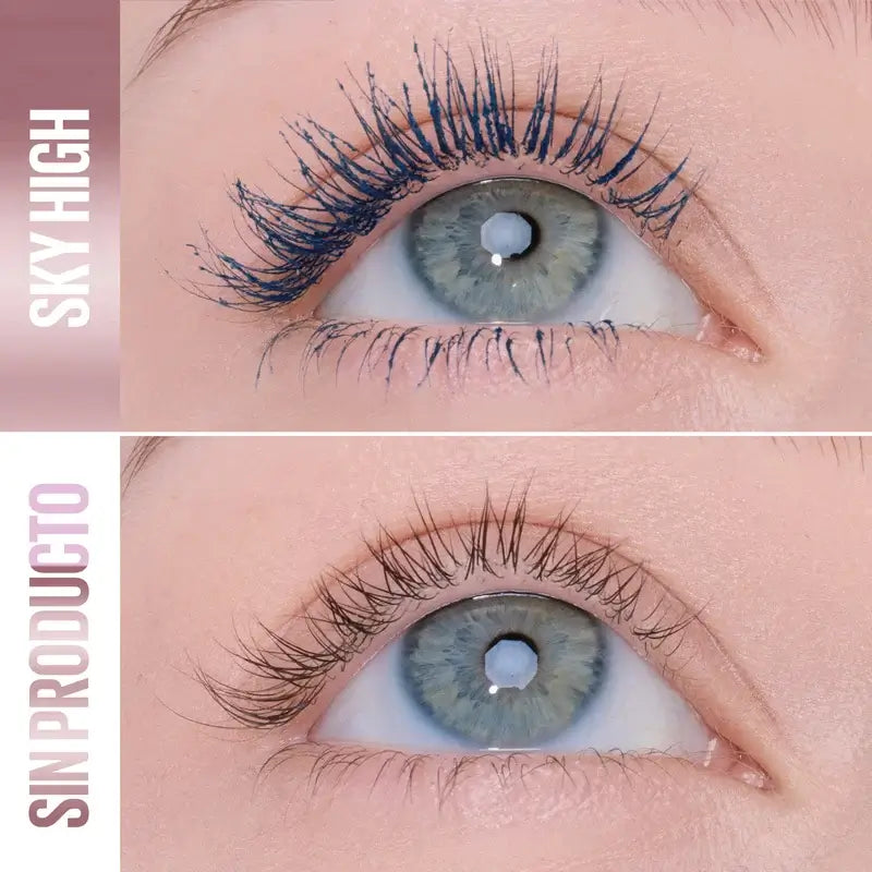 Maybelline New York Lash Sensational, Sky High Máscara De Pestañas Waterproof, Navy Blue, 1 ud
