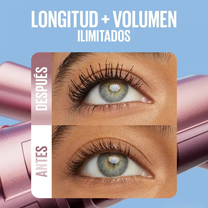 Maybelline New York Lash Sensational, Sky High Máscara De Pestañas Waterproof, Navy Blue, 1 ud