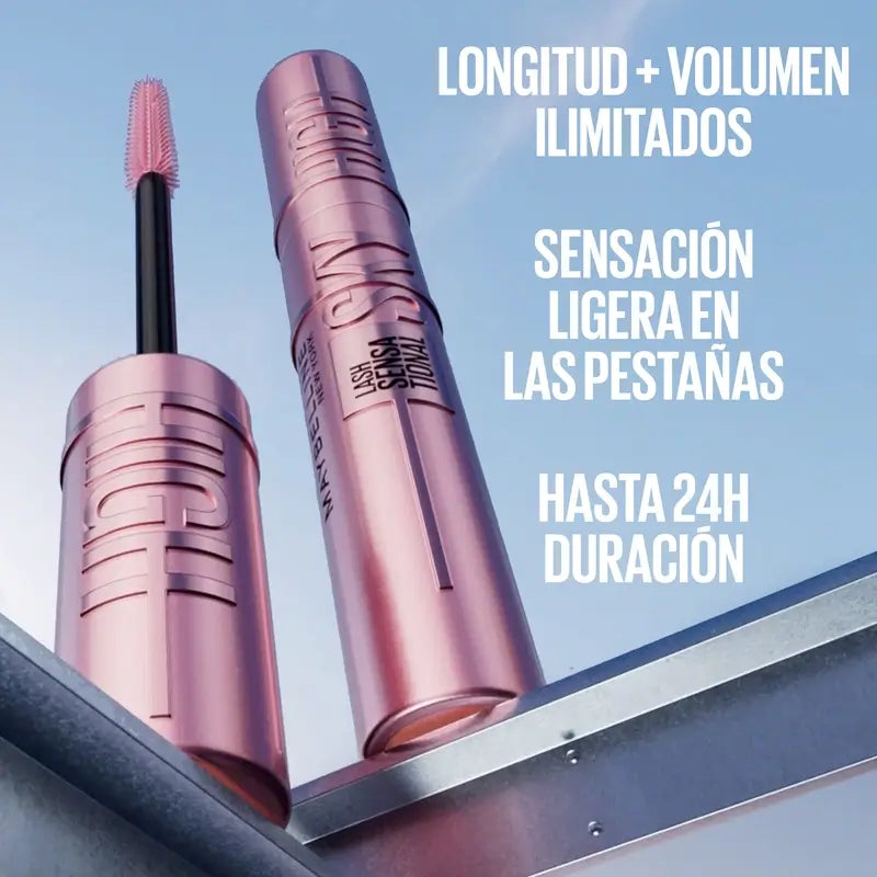 Maybelline New York Lash Sensational, Sky High Máscara De Pestañas Waterproof, Navy Blue, 1 ud
