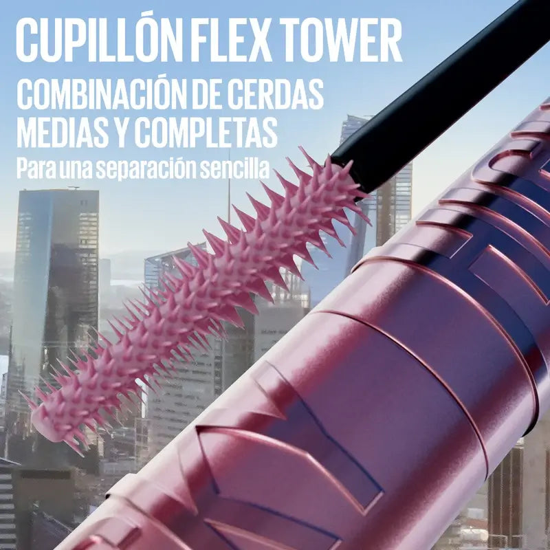 Maybelline New York Lash Sensational, Sky High Máscara De Pestañas Waterproof, Navy Blue, 1 ud