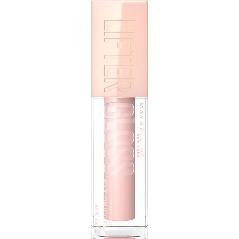 Maybelline New York Lifter Gloss Brillo De Labios Tono 02 Ice. Hidratación Intensa Y Labios Rellenos.