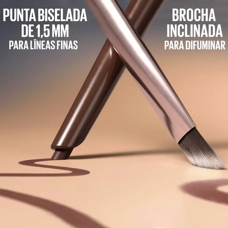 Maybelline New York Sculpting Stix Eyeliner 2 En 1, Smooth Espresso 015, 0,7G