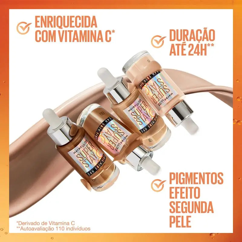 Maybelline New York Super Stay Skin Tint + Vitamina C 24H. Tono 03