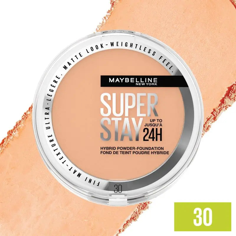 Maybelline New York Superstay Híbrido 24H Base De Maquillaje En Polvo Tono 030