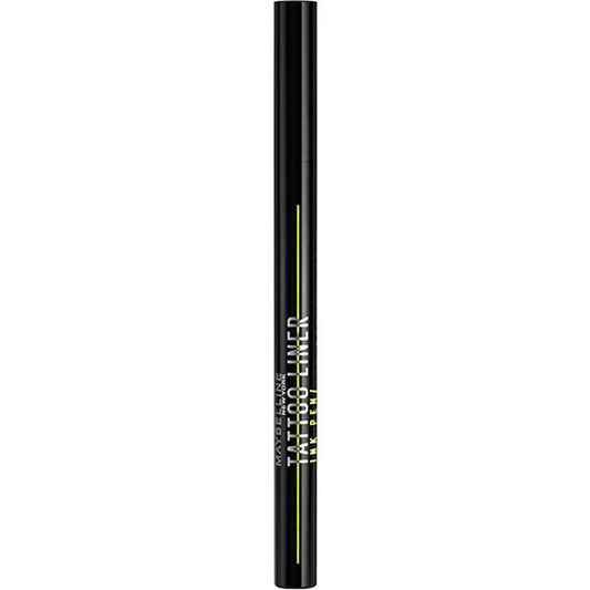 Maybelline New York Tattoo Liner Ink Pen, Eyeliner En Formato Rotulador, Waterproof, Fórmula Tattoo Hasta 24H, Negro