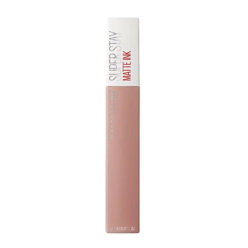 Maybelline New York Pintalabios Mate Larga Duración Superstay Matte Ink Tono 05 Loyalist Color Nude