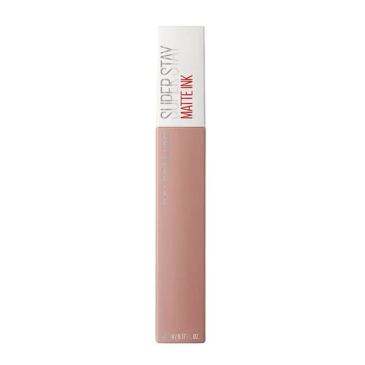 Maybelline New York Pintalabios Mate Larga Duración Superstay Matte Ink Tono 05 Loyalist Color Nude