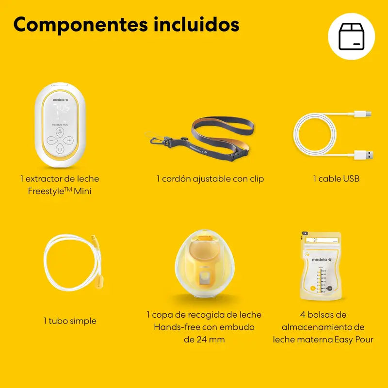 Medela Freestyle Mini Hands Free Sacaleches Electrico Simple