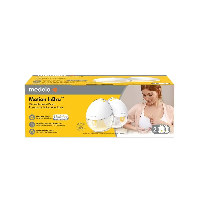 Medela Motion Inbra Doble Extractor Manos Libres Sin Cables