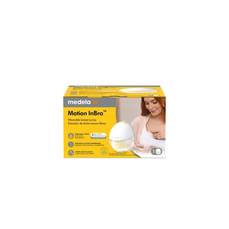 Medela Motion Inbra Simple Extractor Manos Libres Sin Cables