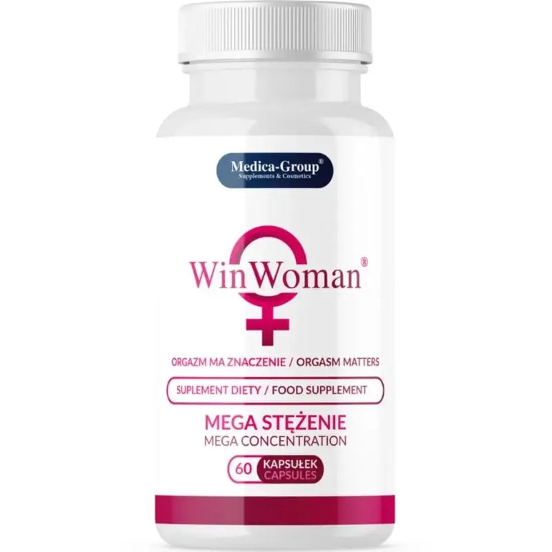 Medica Group Winwoman Cápsulas Naturales Para Potenciar La Vitalidad Femenina Y El Bienestar Íntimo , 60 cápsulas